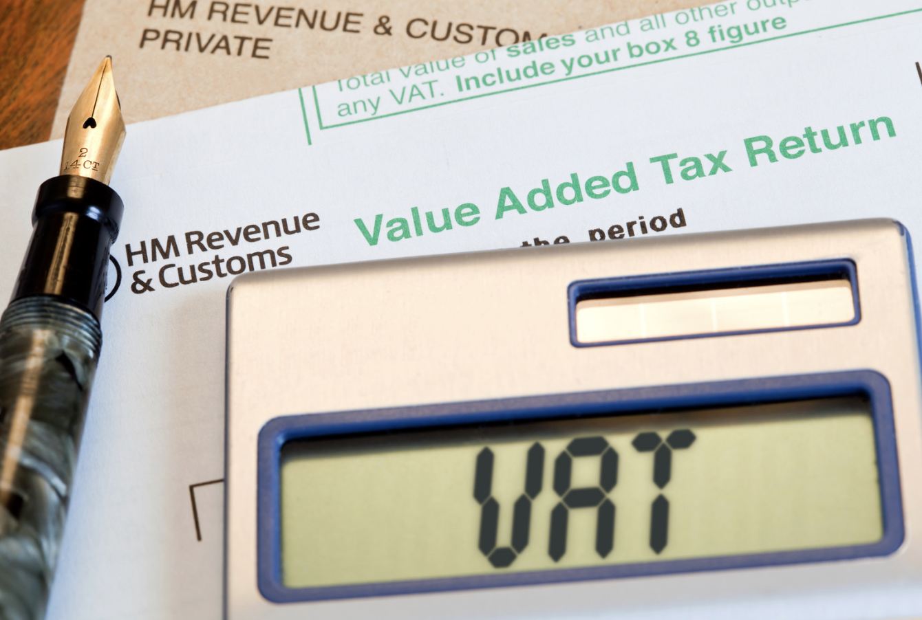 Calculator and financial documents